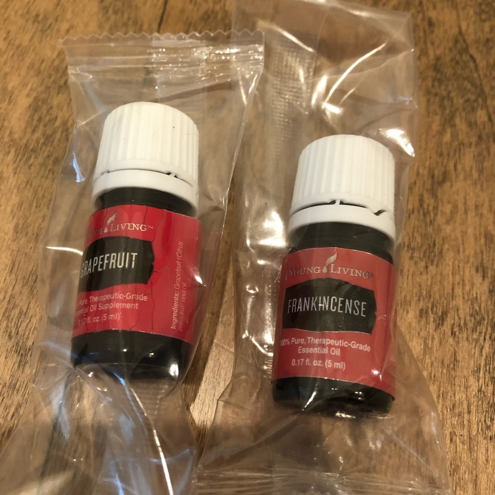 Brand new Young living Diffuser with carrier! And brand new oils!!